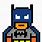 Pixelated Batman