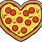 Pizza Heart Clip Art