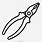 Pliers Clip Art Black and White