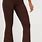 Plus Size Brown Flare Pants