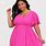 Plus Size Pink Outfits
