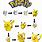 Pokemon Pikachu Evolution Chart