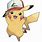 Pokemon Pikachu with Ash Hat