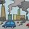 Polluted Air Cartoon