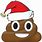Poop Emoji with Christmas Hat
