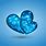 Pretty Blue Hearts