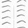 Print Out Eyebrow Stencils