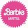 Printable Barbie and Mattel Logo