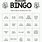 Printable Book Bingo