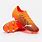 Puma Orange Football Boots