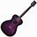 Purple Acoustic Guitar