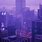 Purple Aesthetic City Desktop