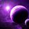 Purple Alien Planet