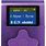 Purple Blue MP3 Player