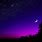 Purple Blue Night Sky Background