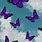 Purple Butterfly Phone Wallpaper