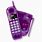 Purple Cordless Phone