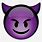 Purple Devil Emoji PNG