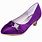 Purple Dress Shoes Low Heel