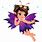Purple Fairy Cartoon