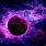 Purple Galaxy Planets GIF