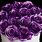 Purple Glitter Roses