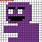 Purple Guy Pixel Grid