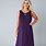 Purple Plus Size Maxi Dresses