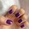 Purple Shellac Nail Designs