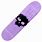 Purple Skateboard Deck