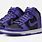 Purple and Black Nike's
