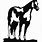 Quarter Horse Stencil