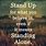 Quotes About Standing Up