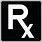 RX Pharmacy Logo Vector