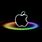 Rainbow Apple iPhone Wallpaper