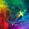 Rainbow Nebula Dual Monitor Background