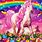 Rainbow Unicorn Princess Wallpaper