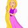 Rapunzel Hair Cartoon