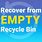 Recover Deleted Files After Empty Recycle Bin