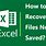 Recover Excel File Not Saved