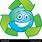 Recycle Symbol Cartoon