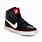 Red Black and White Nike High Tops