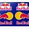 Red Bull Logo Stickers
