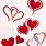 Red Heart Stencil