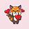 Red Panda Love Cartoon