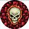 Red Skull Pixel Art