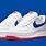 Red White and Blue Nike Logo