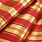 Red and Gold Striped Wallpaper