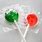 Red and Green Lollipops