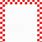 Red and White Checkered Border